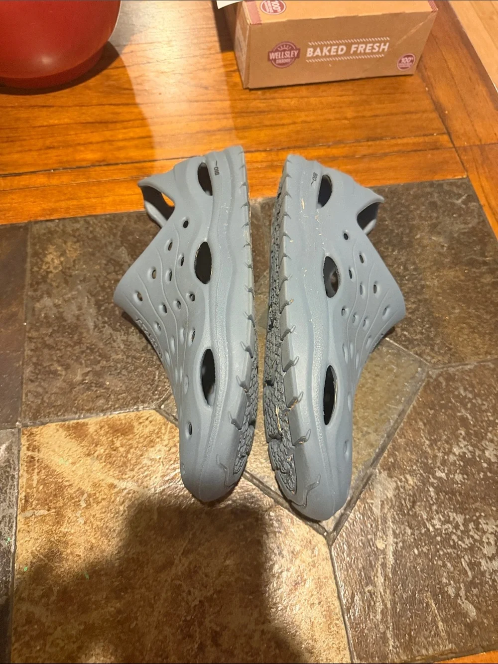 XTRATUF Men's Grey Slip-On Water-Ready Clog